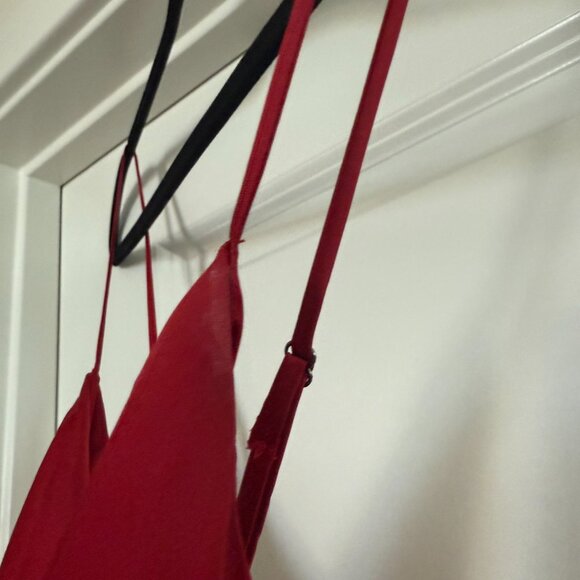 NWT! Astr the Label Gaia Cowl Neck Satin Midi dress sz XS event cocktail flaws - Picture 13 of 16